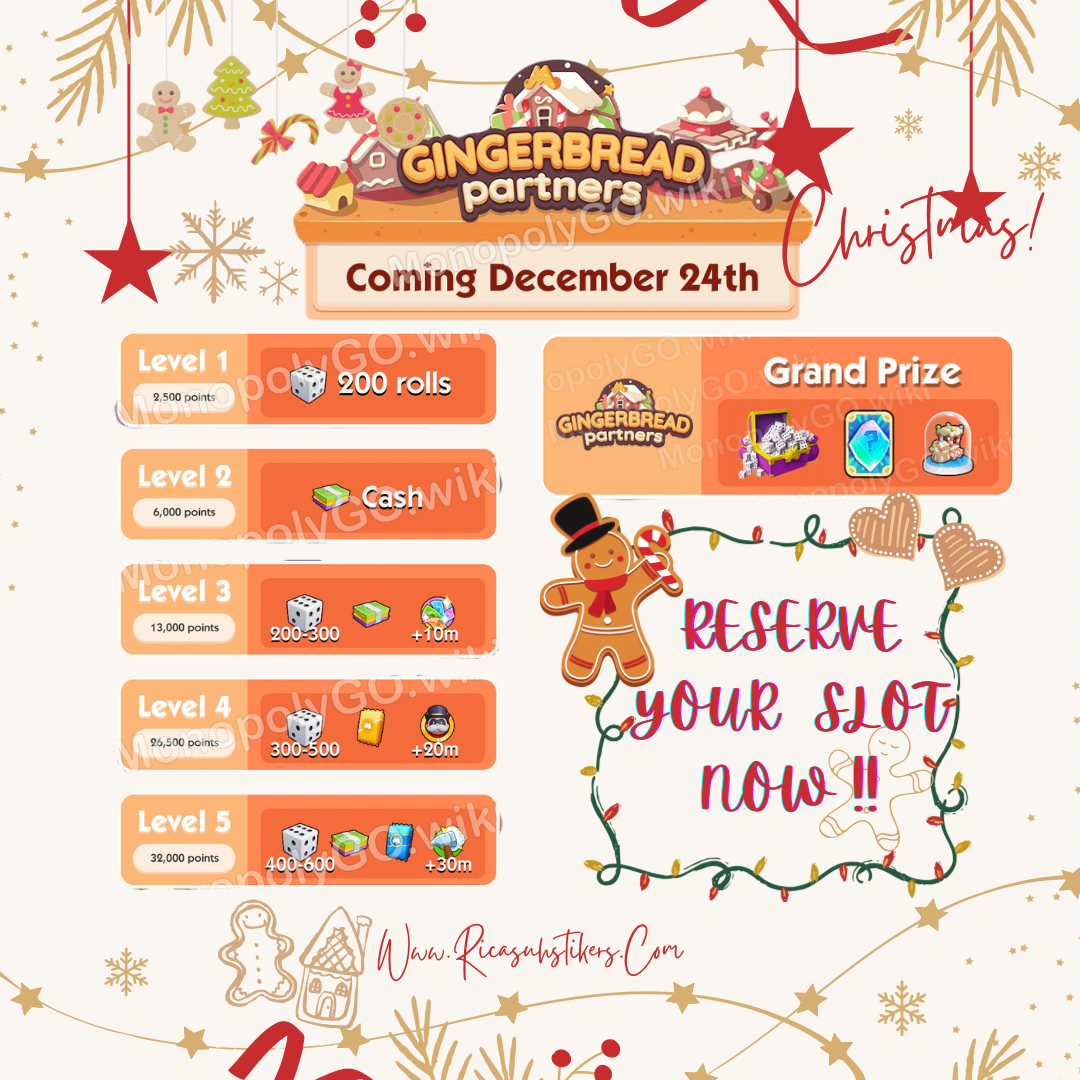 0. Gingerbread Partners Event (December 24th)